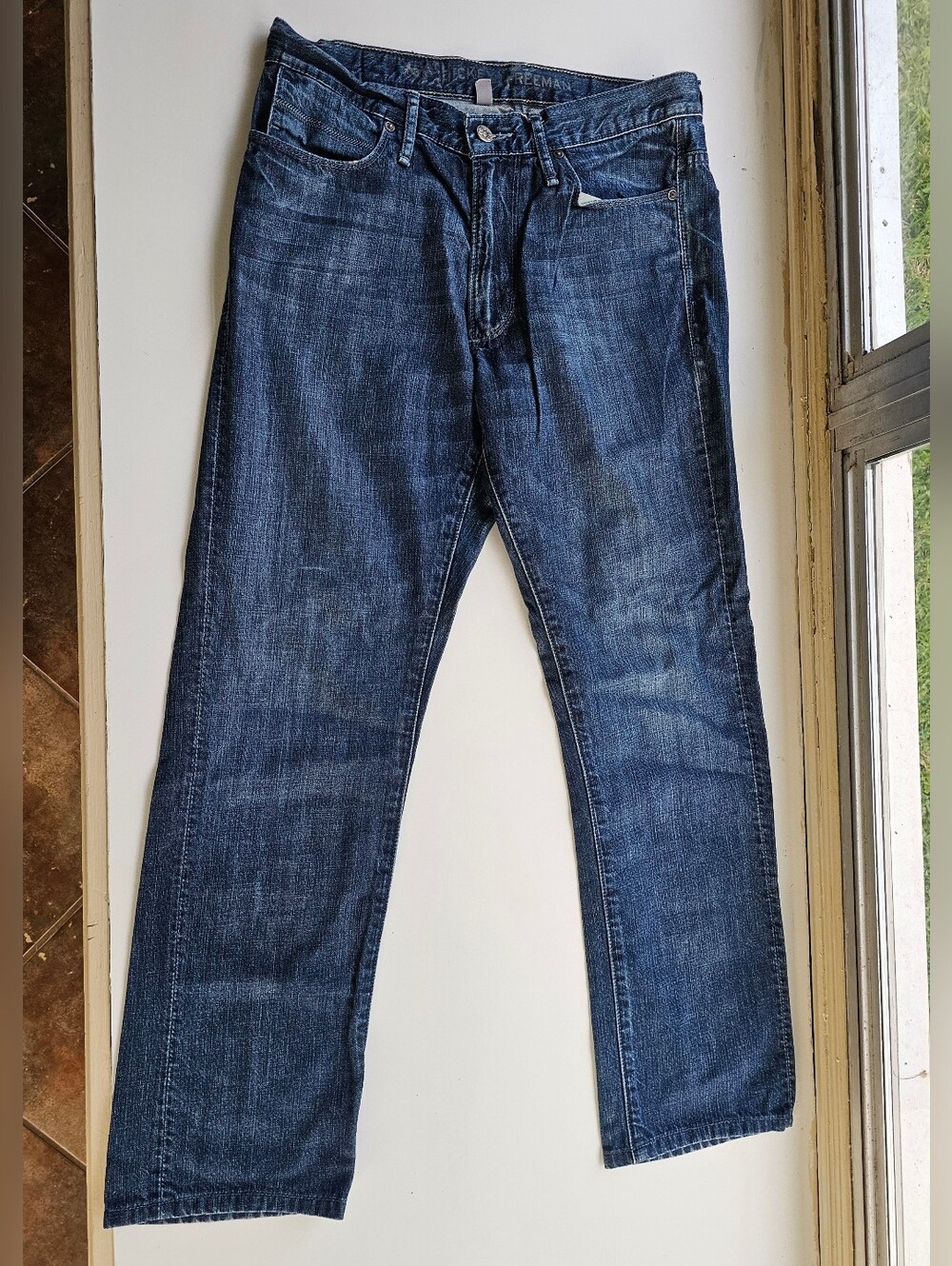 Hickey Freeman Men's Dark Blue Straight-Leg Jeans - Size 33 X 32